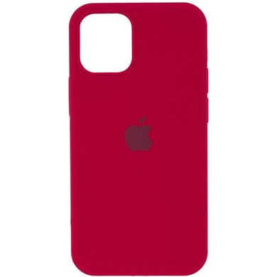 Чехол Silicone Case Full Protective AA для Apple iPhone 13 Rose Red фото