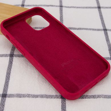 Чехол Silicone Case Full Protective AA для Apple iPhone 13 Rose Red фото