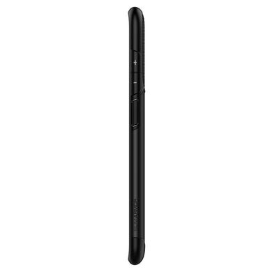Чехол противоударный Spigen Original Slim Armor с подставкой для Samsung Galaxy S20 черный ТПУ+пластик Black фото