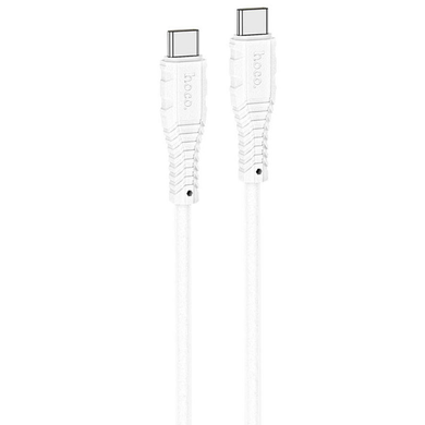 Дата кабель Hoco X67 "Nano" 60W Type-C to Type-C (1m) white фото