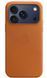 Чехол Leather Case with Magsafe для Apple iPhone 17 Pro Golden Brown AAA