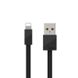 USB Cable Remax (OR) Blade RC-105i Lightning Black 1m