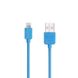 USB Cable Remax (OR) Light Speed RC-006i Lightning Blue 1m (5-025)