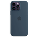 Чохол Apple Silicone case with MagSafe для iPhone 14 Pro Storm Blue ААА