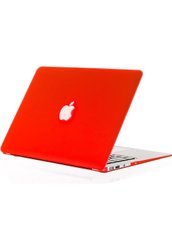 Пластиковий чохол для MacBook New Pro 13 (2016-2018) прозорий червоний ARM захисний Red Clear фото
