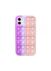 Чехол силиконовый Pop-it Case для iPhone 11 фиолетовый Purple фото