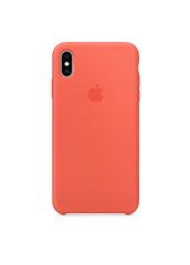 Чехол силиконовый soft-touch ARM Silicone case для iPhone Xs Max оранжевый Orange фото