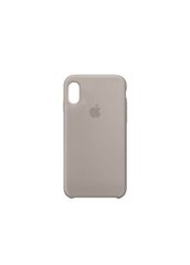 Чохол силіконовий soft-touch ARM Silicone case для iPhone Xs Max сірий Pebble фото