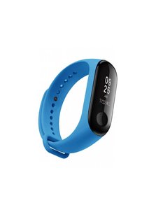 Ремешок для Xiaomi Mi Band 3/4 силиконовый синий Royal Blue фото