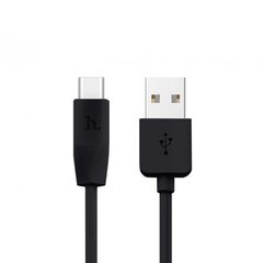Кабель USB to USB Type-C Hoco X1 1 метр чорний Black фото