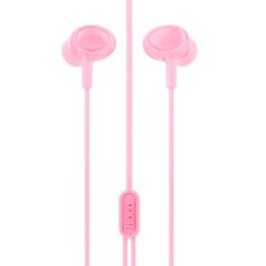 Навушники вакуумні Hoco M3 3.5 Jack з мікрофоном рожеві Pink фото
