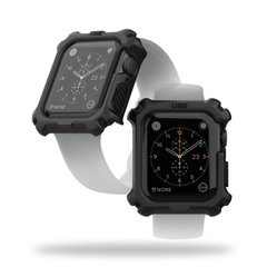 Чехол противоударный UAG Case для Apple Watch 44 черный ТПУ+пластик Black/Black фото