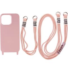 Чехол TPU two straps California для Apple iPhone 13 Pro Max рожевий Pink sand фото