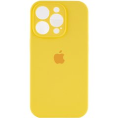 Чохол Silicone Case Full Camera Protective AA для Apple iPhone 14 Pro Yellow фото