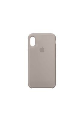 Чохол силіконовий soft-touch ARM Silicone case для iPhone Xs Max сірий Pebble фото