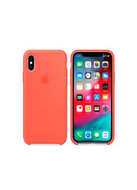 Чохол силіконовий soft-touch ARM Silicone case для iPhone Xs Max помаранчевий Orange фото