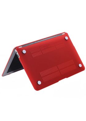 Пластиковий чохол для MacBook New Pro 13 (2016-2018) прозорий червоний ARM захисний Red Clear фото