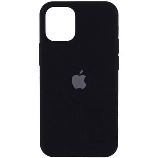 Чохол Silicone Case Full Protective AA для Apple iPhone 12/12 Pro Black фото