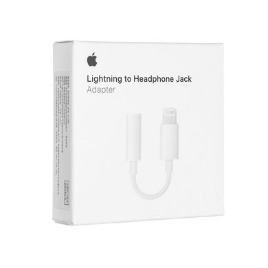 Переходник Apple Lightning to 3.5 mm Headphone Jack Adapter (MMX62) фото