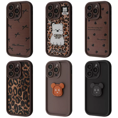 Чехол Pretty Case для iPhone 13 Pro Bear/Black фото