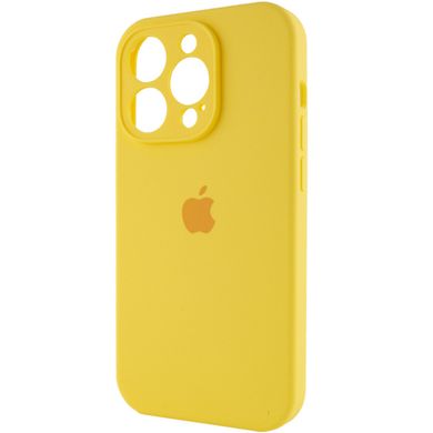 Чохол Silicone Case Full Camera Protective AA для Apple iPhone 14 Pro Yellow фото