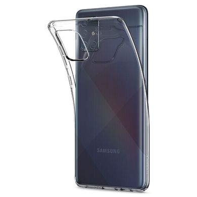 Чохол силіконовий Spigen Original Liquid Crystal для Samsung Galaxy A71 прозорий Clear фото