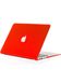 Пластиковый чехол для MacBook New Pro 13 (2016-2018) прозрачный красный ARM защитный Red Clear