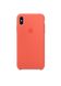 Чехол силиконовый soft-touch ARM Silicone case для iPhone Xs Max оранжевый Orange