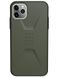 Чохол протиударний UAG Civilian для iPhone 11 Pro зелений ТПУ + пластик Olive Drab