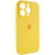 Чохол Silicone Case Full Camera Protective AA для Apple iPhone 14 Pro Yellow