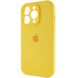 Чохол Silicone Case Full Camera Protective AA для Apple iPhone 14 Pro Yellow