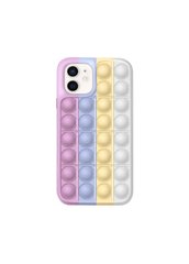 Чехол силиконовый Pop-it Case для iPhone 11 розовый Pink фото