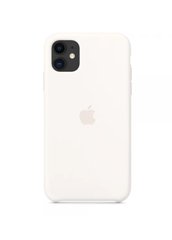 Чехол Apple Silicone case for iPhone 11 White фото