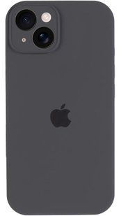 Чохол Silicone Case Full Camera Protective AA для Apple iPhone 14 Dark Gray фото