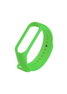 Ремінець для Xiaomi Mi Band 3/4 силіконовий зелений Green Tea фото