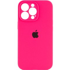 Чохол Silicone Case Full Camera Protective AA для Apple iPhone 14 Pro Barbie pink фото