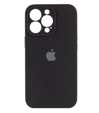 Чохол Silicone Case Full Camera Protective (AA) для Apple iPhone 14 Pro Max (Чорний / Black) фото