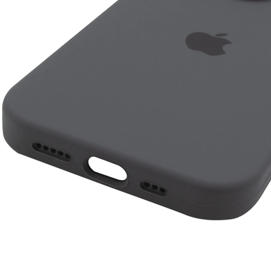 Чохол Silicone Case Full Camera Protective AA для Apple iPhone 14 Dark Gray фото