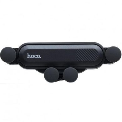 Автомобільний тримач для телефону Hoco CA51 чорний Black фото
