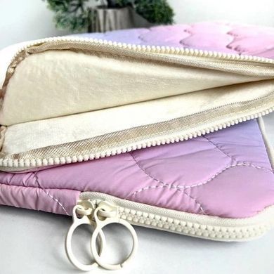 Чохол Gradient Puffy Quilted Sleeve "Fashion Bag" 13.3"-14.2" фото