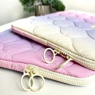 Чохол Gradient Puffy Quilted Sleeve "Fashion Bag" 13.3"-14.2" фото
