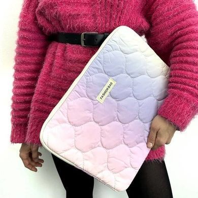 Чохол Gradient Puffy Quilted Sleeve "Fashion Bag" 13.3"-14.2" фото