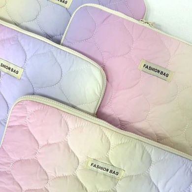 Чохол Gradient Puffy Quilted Sleeve "Fashion Bag" 13.3"-14.2" фото