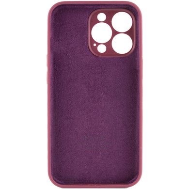 Чохол Silicone Case Full Camera Protective AA для Apple iPhone 15 Pro Plum фото