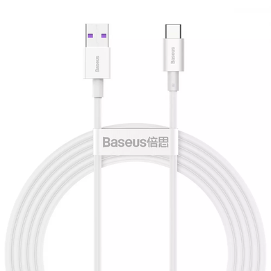 Кабель Baseus Superior Series Fast Charging Type-C 66W (1m) White фото