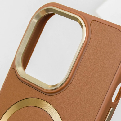 Шкіряний чохол SnapCase with MagSafe для Apple iPhone 13 Pro Max Brown фото