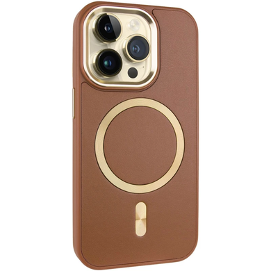 Шкіряний чохол SnapCase with MagSafe для Apple iPhone 13 Pro Max Brown фото