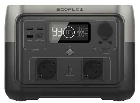 Зарядна станція EcoFlow RIVER 2 Max 500w (512 Вт год / 27*26*19.6 / 6Kg) AU фото