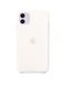 Чехол силиконовый soft-touch Apple Silicone Case для iPhone 11 белый White