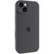 Чохол Silicone Case Full Camera Protective AA для Apple iPhone 14 Dark Gray